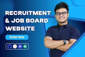 do custom ai website for job board,recruitment, business consultant using react