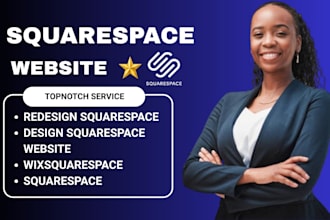 design, redesign squarespace website for your business