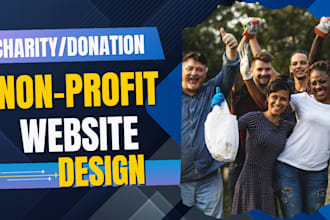nonprofit website for charity, fundraising donation, 501c3 crowdfunding