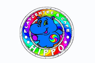 make eye catching indoor play center logo