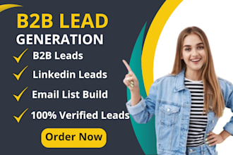 do targeted b2b lead generation business leads linkedin leads and email list