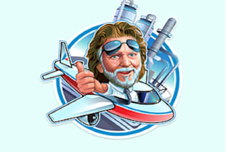 make good looking project pilot cartoon logo