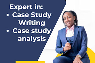 do case study writing and case study analysis