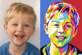 make your photos into wpap pop art