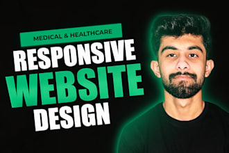 design hospital, dental, clinic or healthcare website