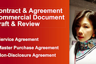 draft and review your contracts, agreements, ndas, and commercial documents