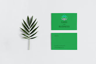 design thank you card, gift card, business card