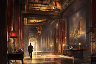 create environment or interior concept art