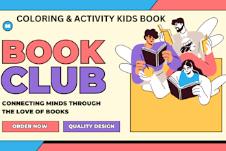 design bold and easy coloring book kids coloring book KDP coloring book interior