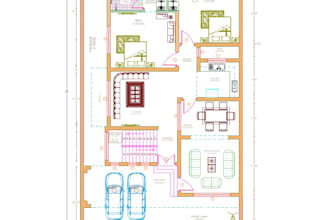 draw your house plans, floor plans in autocad