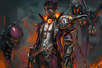 design stunning sci fi, cyberpunk, fantasy characters
