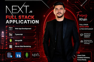 be your next js full stack web application developer