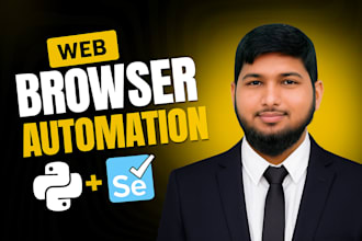 make web automation, web scraping, and python bots