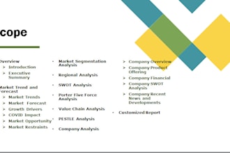 do expert market research and competitive analysis