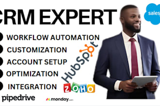 do CRM for website zoho monday hubspot zapier bitrix24 makecom clickup asana
