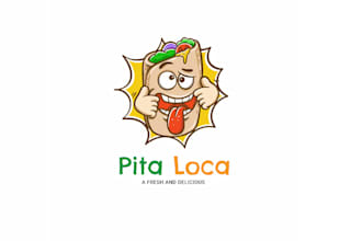 design fun promote serious food logo