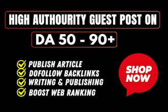 write and publish article on premium websites