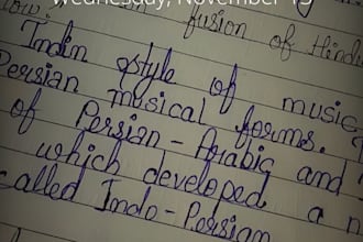 write anything in my cursive handwriting