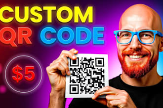 design custom qr codes with logo fast delivery in 1 hour