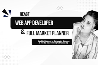 do custom web development, develop website as full stack web developer