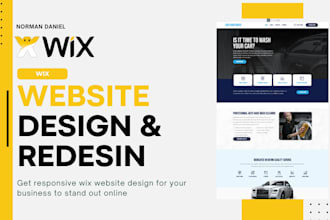 do custom wix website design wix website redesign
