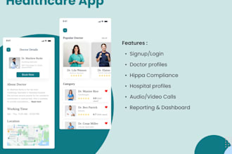 telemedicine app, doctor appointment booking app, healthcare app, pharmacy app
