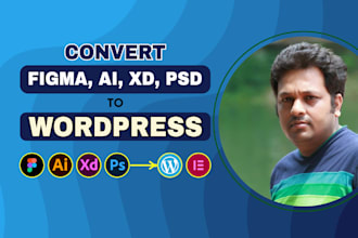 convert figma to wordpress, PSD to wordpress