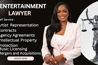 provide expert entertainment and music law services