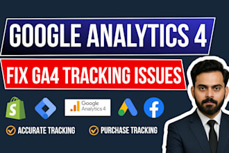 fix or setup google analytics 4 ga4 ecommerce tracking for shopify