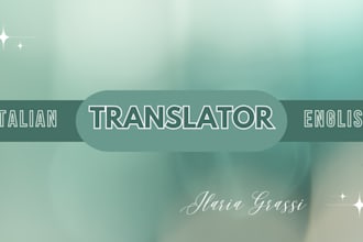 translate from english to italian and italian to english