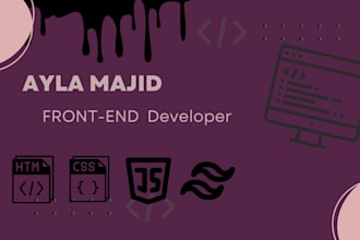 design responsive website using HTML CSS js tailwind CSS as frontend developer