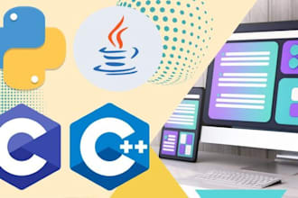 help you in java, python and c coding problems