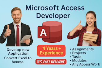 develop microsoft access database application, access project