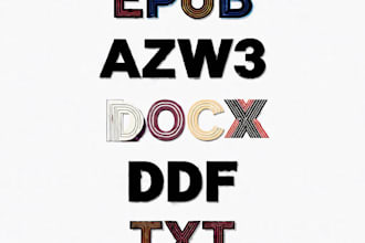 convert between various ebook formats