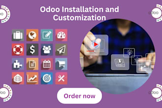 install and configure odoo, fix issues, or set up modules