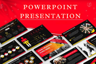 revamp make create modern business powerpoint presentation ppt pitch deck design