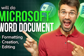 do microsoft word document formatting, creation, and editing