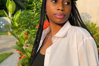 be your professional female model, fashion model, fitness model, skincare, yoga