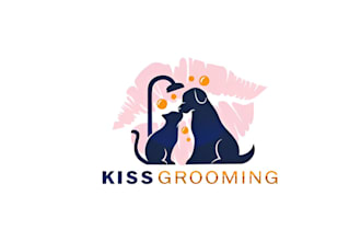 make modern pet, dog, cat, animal logo and any graphic design