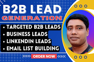 do targeted b2b lead , business lead, linkedin lead, GEO lead generation