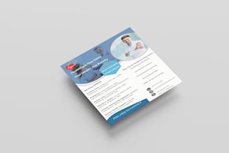 do any attractive medical flyer, posters in 12 hours