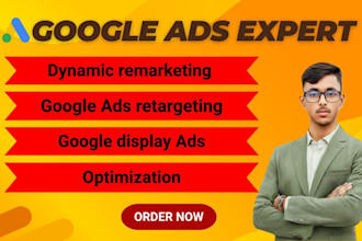create google ads dynamic remarketing, retargeting management and optimization