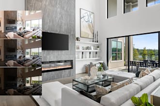 real estate photo editing hdr, flambient
