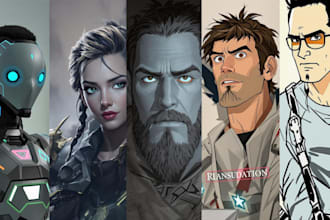 create stunning ai character or concept art in 24 hours