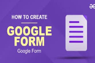 create jotform , typeform, google form, cogniton form