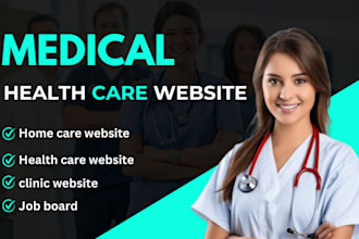 build healthcare staffing agency website, home care website