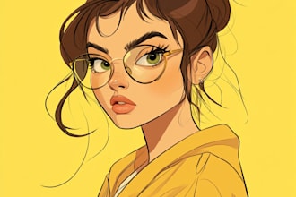 make you yellow cartoon character