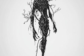 create a tattoo design of tattoo sleeve