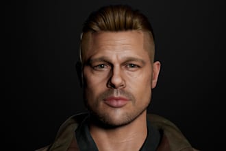 make realistic character design 3d metahuman 3d humanoid model and body rigging