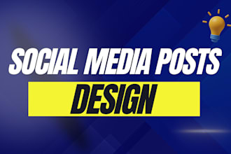 design social media posts, facebook and instagram posts